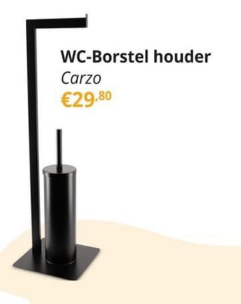 Promoties Wc borstel houder carzo - Huismerk - Ygo - Geldig van 29/03/2024 tot 28/04/2024 bij Ygo