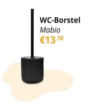 Promoties Wc borstel mabio - Huismerk - Ygo - Geldig van 29/03/2024 tot 28/04/2024 bij Ygo