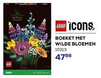 Promoties Boeket met wilde bloemen 10313 - Lego - Geldig van 18/04/2024 tot 16/05/2024 bij Supra Bazar
