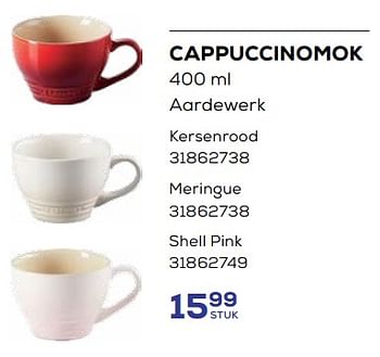 Promoties Cappuccinomok - Le creuset - Geldig van 18/04/2024 tot 16/05/2024 bij Supra Bazar