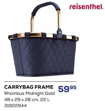 Promoties Carrybag frame - Reisenthel - Geldig van 18/04/2024 tot 16/05/2024 bij Supra Bazar