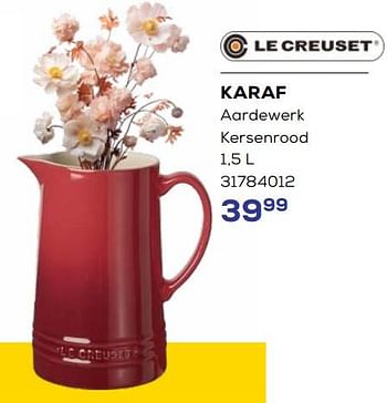 Promotions Karaf - Le creuset - Valide de 18/04/2024 à 16/05/2024 chez Supra Bazar