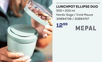 Promotions Lunchpot ellipse duo - Mepal - Valide de 18/04/2024 à 16/05/2024 chez Supra Bazar