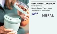 Lunchpot ellipse duo-Mepal
