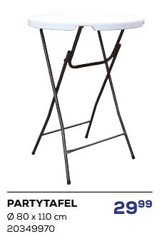 Promotions Partytafel - Produit maison - Supra Bazar - Valide de 18/04/2024 à 16/05/2024 chez Supra Bazar