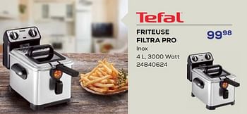 Promotions Tefal friteuse filtra pro - Tefal - Valide de 18/04/2024 à 16/05/2024 chez Supra Bazar
