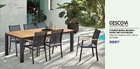 Tuinset bora-bilbao - tafel met 6 stoelen-Gescova Outdoor Living
