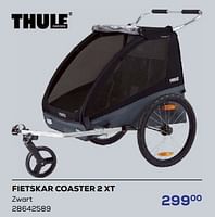 Promotions Fietskar coaster 2 xt - Thule - Valide de 18/04/2024 à 16/05/2024 chez Supra Bazar