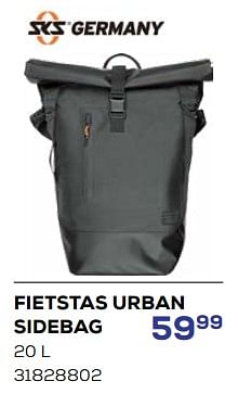 Promotions Fietstas urban sidebag - SKS Germany - Valide de 18/04/2024 à 16/05/2024 chez Supra Bazar