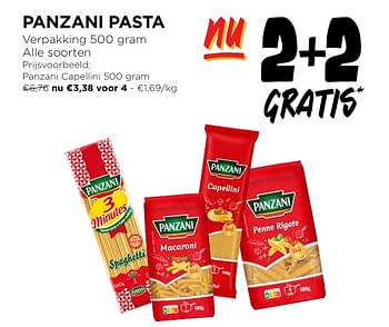 Promoties Panzani pasta capellini - Panzani - Geldig van 24/04/2024 tot 30/04/2024 bij Jumbo