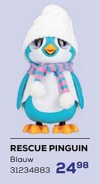 Promotions Rescue pinguin blauw - Silverlit - Valide de 18/04/2024 à 16/05/2024 chez Supra Bazar