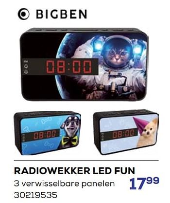 Promotions Radiowekker led fun - BIGben - Valide de 18/04/2024 à 16/05/2024 chez Supra Bazar