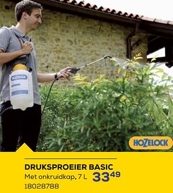 Promotions Druksproeier basic - Hozelock - Valide de 18/04/2024 à 16/05/2024 chez Supra Bazar