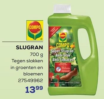 Promoties Slugran - Compo - Geldig van 18/04/2024 tot 16/05/2024 bij Supra Bazar