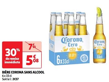 Promoties Bière corona sans alcool - Corona - Geldig van 23/04/2024 tot 29/04/2024 bij Auchan