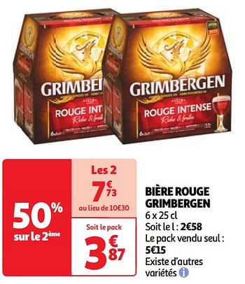 Promoties Bière rouge grimbergen - Grimbergen - Geldig van 23/04/2024 tot 29/04/2024 bij Auchan