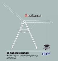 Promoties Droogrek hangon - Brabantia - Geldig van 18/04/2024 tot 16/05/2024 bij Supra Bazar