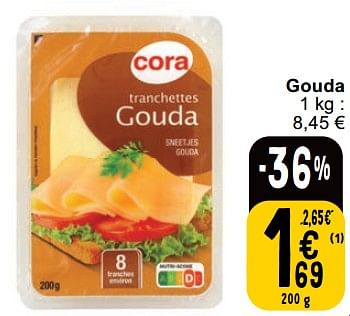 Promotions Gouda - Produit maison - Cora - Valide de 23/04/2024 à 29/04/2024 chez Cora
