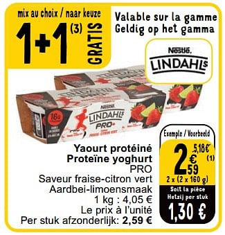 Promotions Yaourt protéiné proteïne yoghurt pro - Nestlé - Valide de 23/04/2024 à 29/04/2024 chez Cora