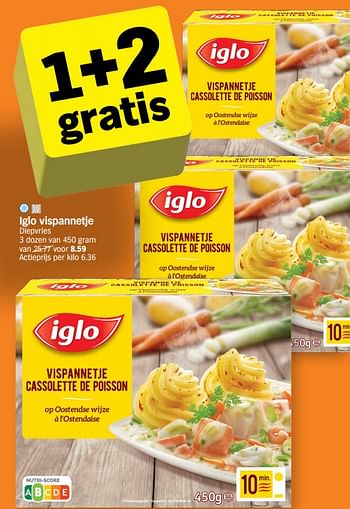 Promotions Iglo vispannetje - Iglo - Valide de 22/04/2024 à 28/04/2024 chez Albert Heijn