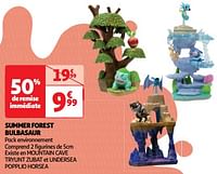 Promotions Summer forest bulbasaur - Pokemon - Valide de 23/04/2024 à 28/04/2024 chez Auchan Ronq
