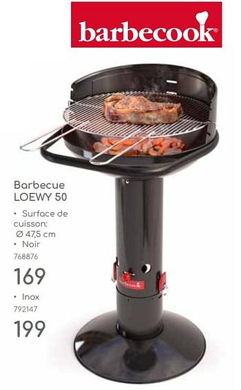 Promotions Barbecook barbecue loewy 50 - Barbecook - Valide de 23/04/2024 à 30/06/2024 chez Mr. Bricolage