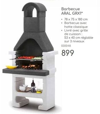 Promotions Barbecue aral grx1 - Produit maison - Mr. Bricolage - Valide de 23/04/2024 à 30/06/2024 chez Mr. Bricolage