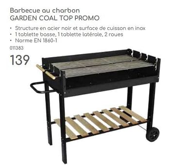 Promoties Barbecue au charbon garden coal top promo - Huismerk - Mr. Bricolage - Geldig van 23/04/2024 tot 30/06/2024 bij Mr. Bricolage