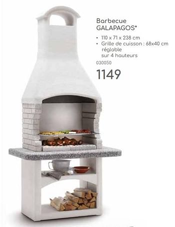 Promoties Barbecue galapagos - Huismerk - Mr. Bricolage - Geldig van 23/04/2024 tot 30/06/2024 bij Mr. Bricolage