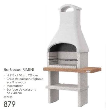 Promoties Barbecue rimini - Huismerk - Mr. Bricolage - Geldig van 23/04/2024 tot 30/06/2024 bij Mr. Bricolage