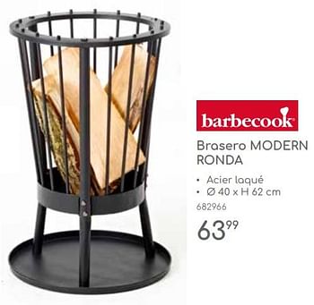 Promoties Brasero modern ronda - Barbecook - Geldig van 23/04/2024 tot 30/06/2024 bij Mr. Bricolage