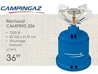 Promotions Réchaud camping 206 - Campingaz - Valide de 23/04/2024 à 30/06/2024 chez Mr. Bricolage