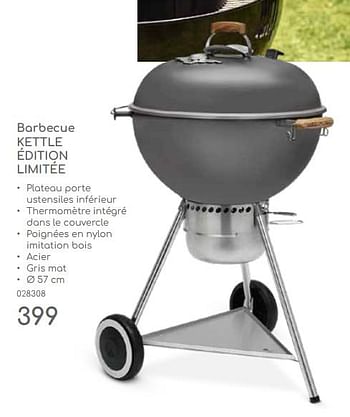 Promoties Weber barbecue kettle édition limitée - Weber - Geldig van 23/04/2024 tot 30/06/2024 bij Mr. Bricolage