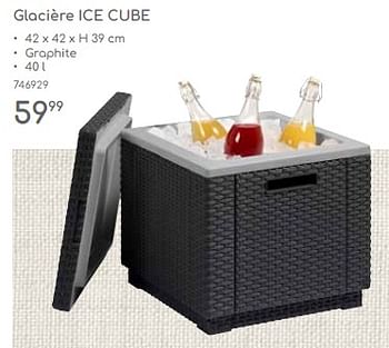 Promoties Glacière ice cube - Huismerk - Mr. Bricolage - Geldig van 23/04/2024 tot 30/06/2024 bij Mr. Bricolage