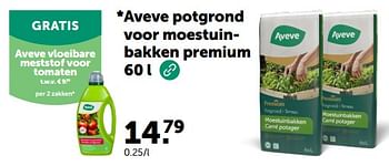 Promotions Aveve potgrond voor moestuinbakken premium - Produit maison - Aveve - Valide de 24/04/2024 à 05/05/2024 chez Aveve