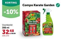 Promoties Compo karate garden - Compo - Geldig van 24/04/2024 tot 05/05/2024 bij Aveve