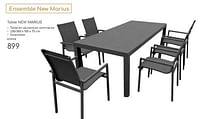 Promotions Table new marius - Produit maison - Mr. Bricolage - Valide de 23/04/2024 à 30/06/2024 chez Mr. Bricolage