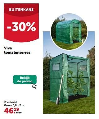 Promoties Viva tomatenserres groen - Viva - Geldig van 24/04/2024 tot 05/05/2024 bij Aveve