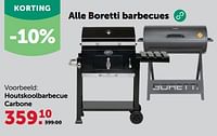 Promoties Houtskoolbarbecue carbone - Boretti - Geldig van 24/04/2024 tot 05/05/2024 bij Aveve
