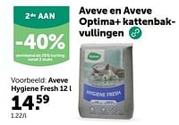 Promoties Kattenbakvullingen aveve hygiene fresh - Huismerk - Aveve - Geldig van 24/04/2024 tot 05/05/2024 bij Aveve