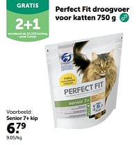 Perfect fit droogvoer voor katten senior 7+ kip-Perfect Fit 