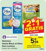 Promotions Boisson lactée demiécrémée zero lactose - Produit maison - Carrefour  - Valide de 24/04/2024 à 06/05/2024 chez Carrefour