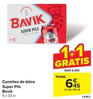 Promotions Canettes de bière super pils bavik - Bavik - Valide de 24/04/2024 à 06/05/2024 chez Carrefour