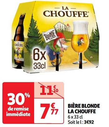 Promotions Bière blonde la chouffe - Chouffe - Valide de 23/04/2024 à 29/04/2024 chez Auchan Ronq