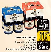 Promotions Abbaye d’aulne - ABBAYE D'AULNE - Valide de 23/04/2024 à 29/04/2024 chez Cora