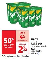 Promotions Sprite - Sprite - Valide de 23/04/2024 à 29/04/2024 chez Auchan Ronq