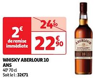 Promotions Whisky aberlour 10 ans - Aberlour - Valide de 23/04/2024 à 29/04/2024 chez Auchan Ronq
