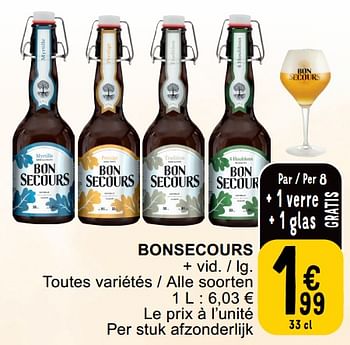 Promotions Bonsecours - Bon Secours - Valide de 23/04/2024 à 29/04/2024 chez Cora
