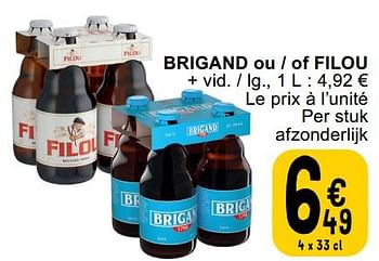 Promotions Brigand ou - of filou - Produit maison - Cora - Valide de 23/04/2024 à 29/04/2024 chez Cora