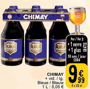 Promotions Chimay bleue - blauw - Chimay - Valide de 23/04/2024 à 29/04/2024 chez Cora